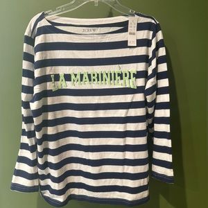J Crew Classic Fit La Mariniere Graphic T-Shirt, NWT